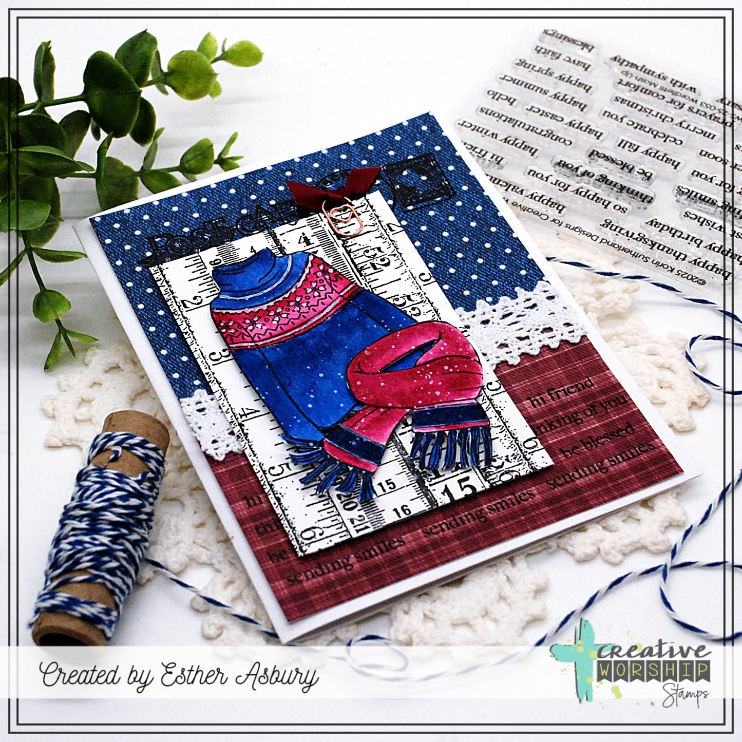 Vintage Snippets Clear Stamp Set