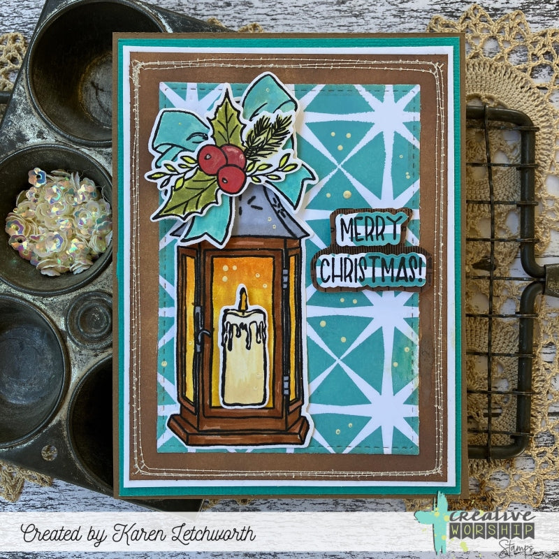Lantern Light Clear Stamp Set