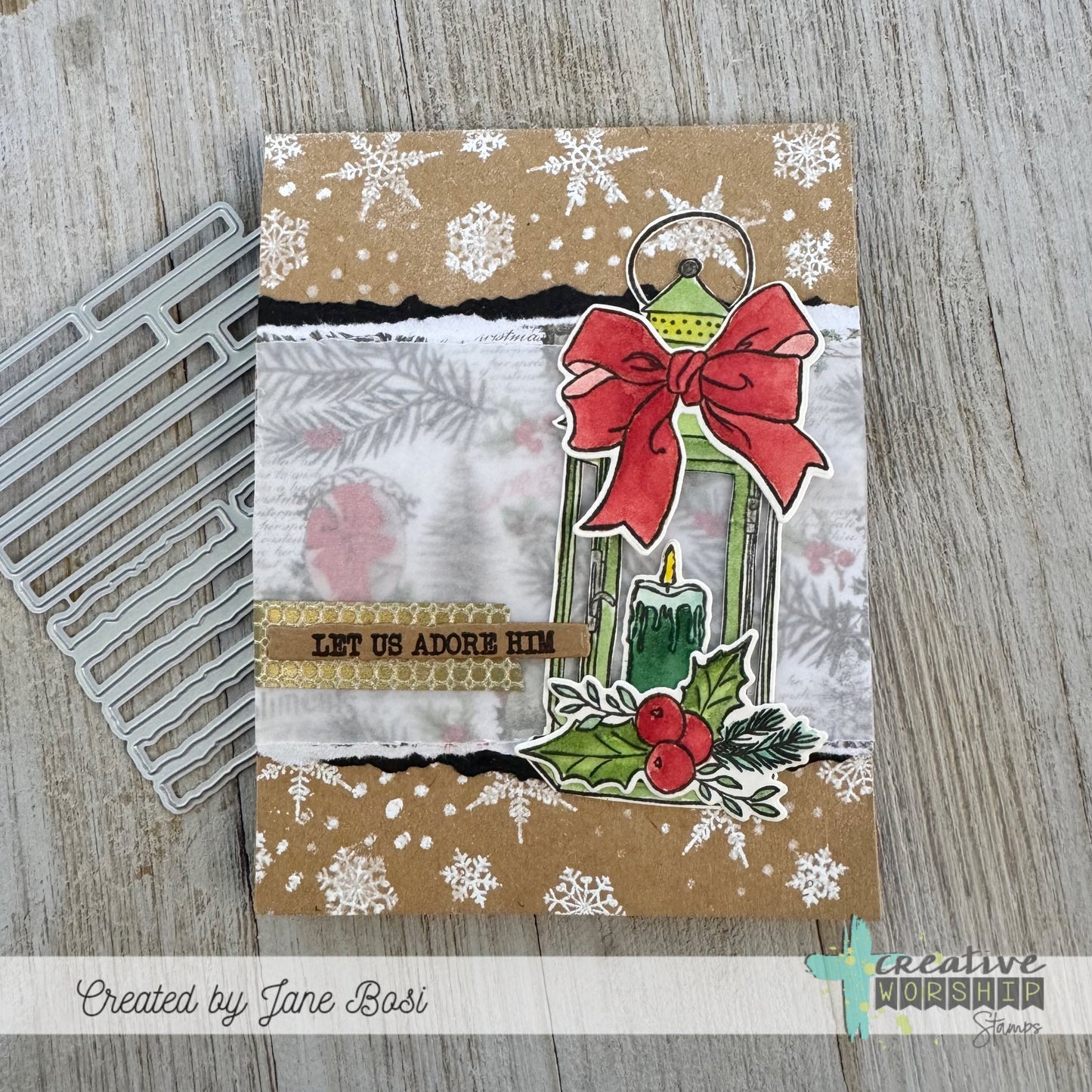 Lantern Light Clear Stamp Set