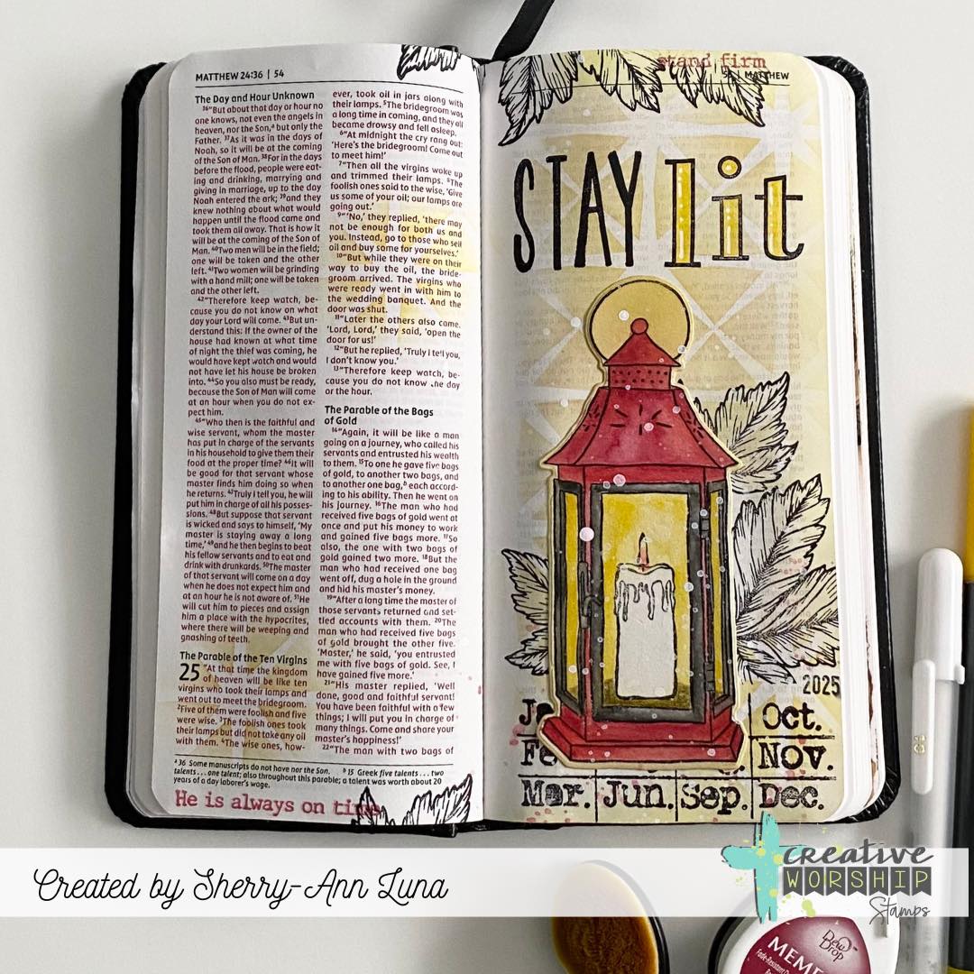 Lantern Light Clear Stamp Set