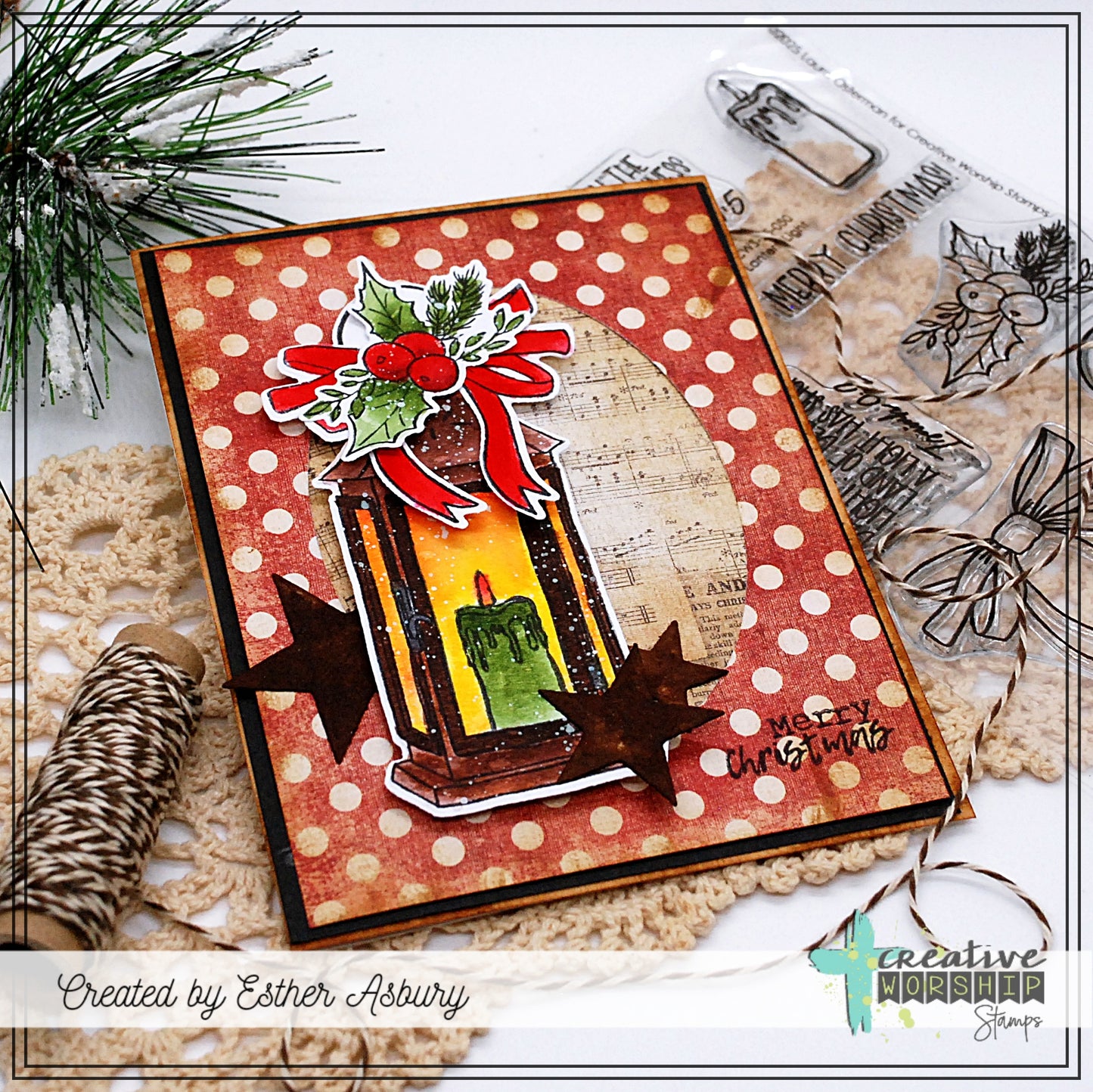 Lantern Light Clear Stamp Set