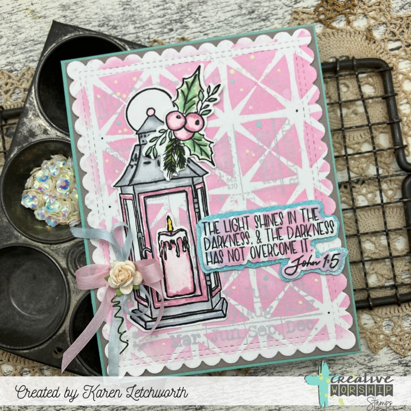 Lantern Light Clear Stamp Set