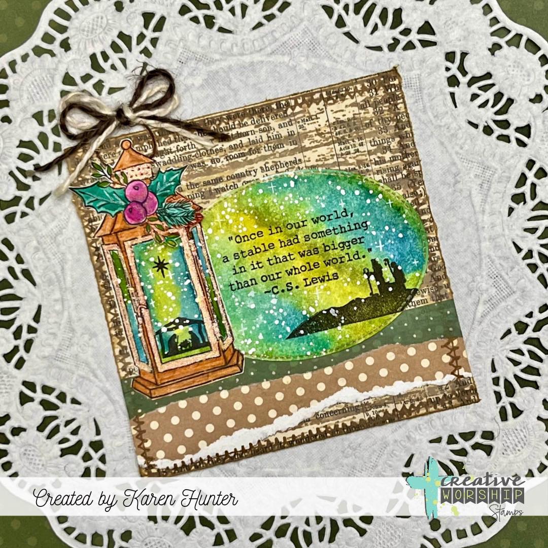 Lantern Light Clear Stamp Set