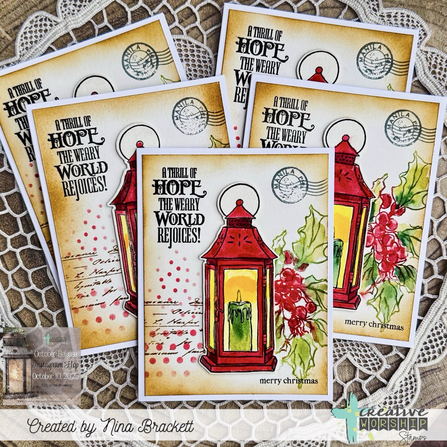 Holly Christmas Clear Stamp Set