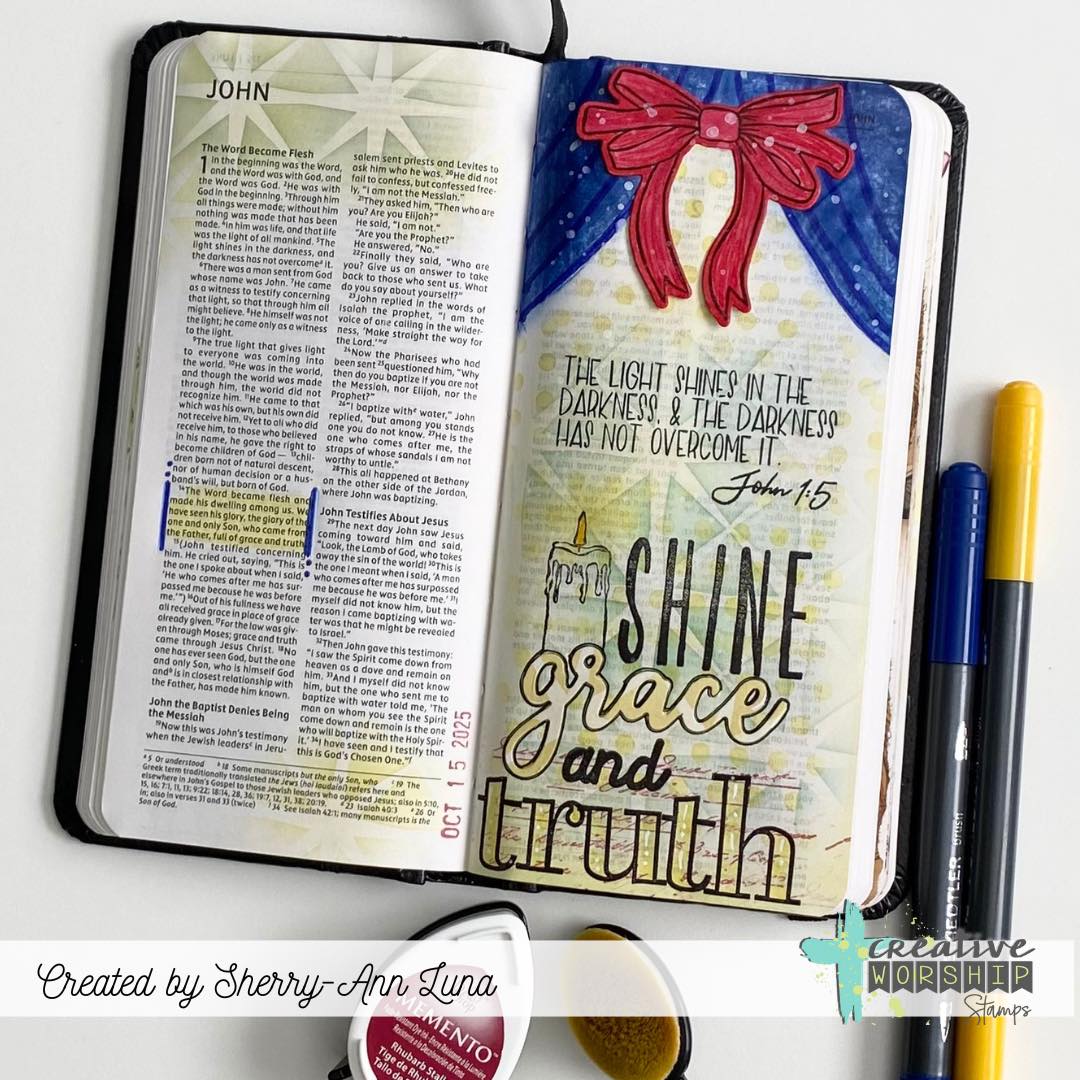 Lantern Light Clear Stamp Set