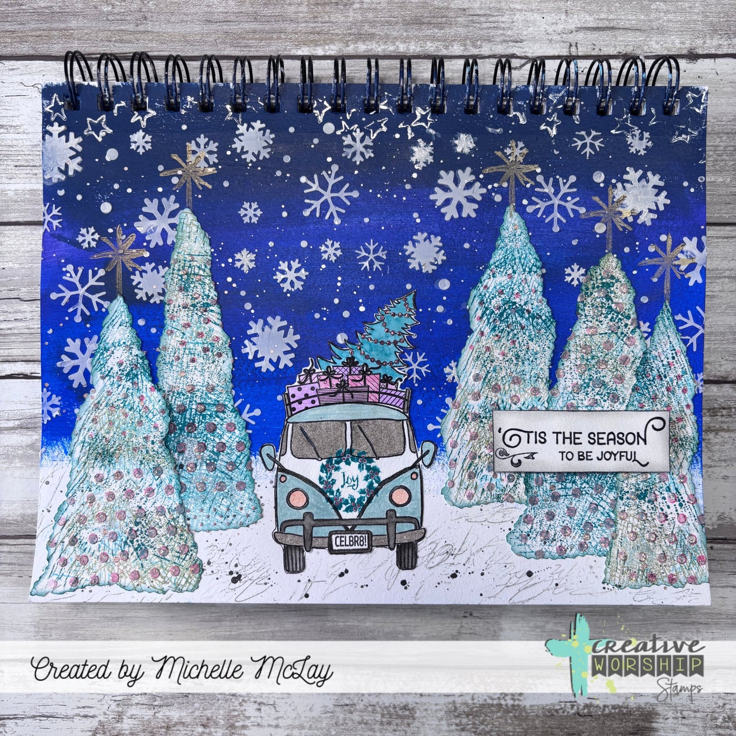 Vintage Van Clear Stamp Set