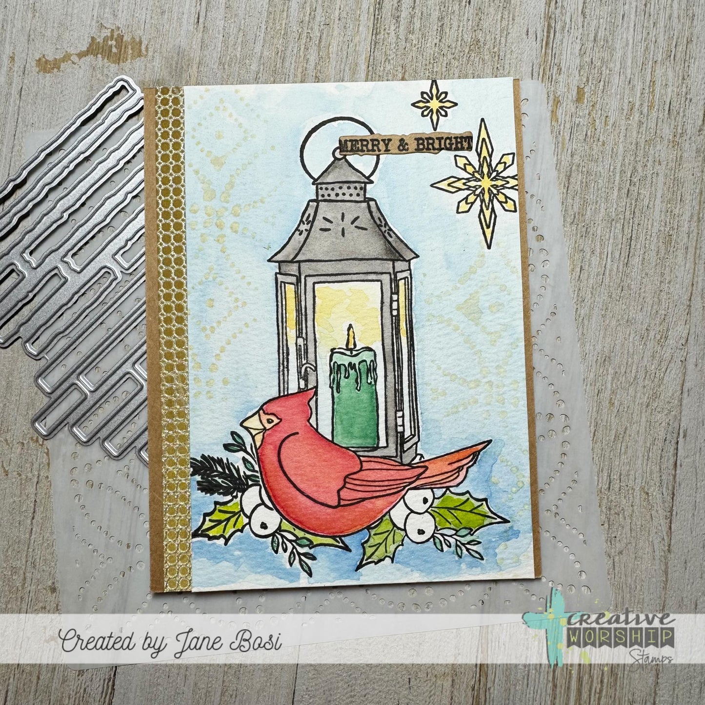 Lantern Light Clear Stamp Set