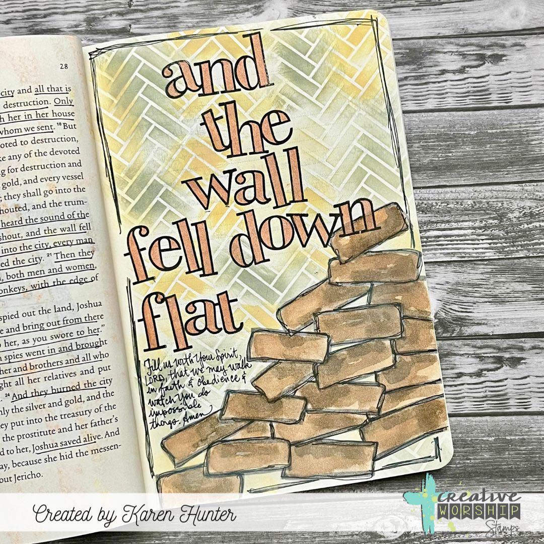 Herringbone Tile Stencil