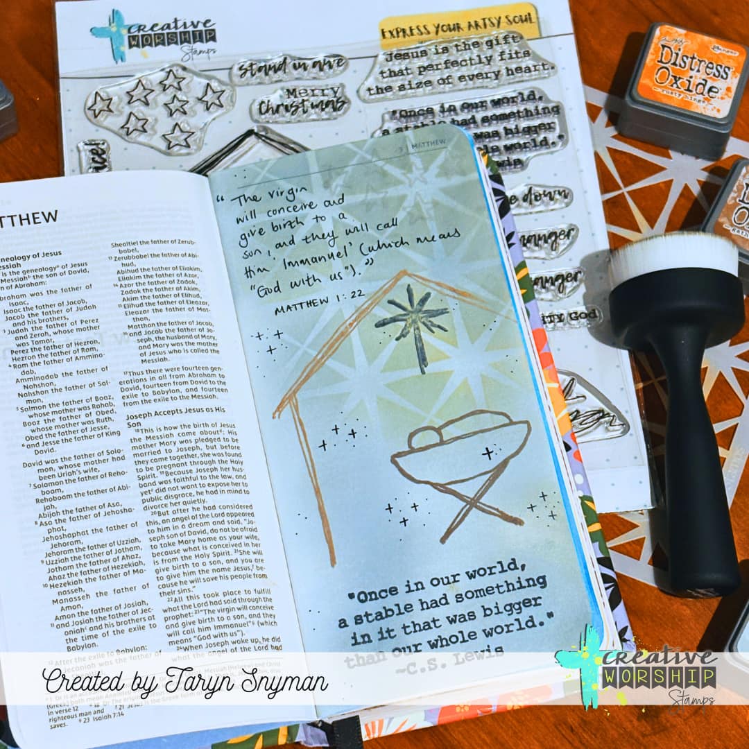 Star Pattern Stencil