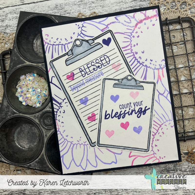 Clipboard Clear Stamp Set