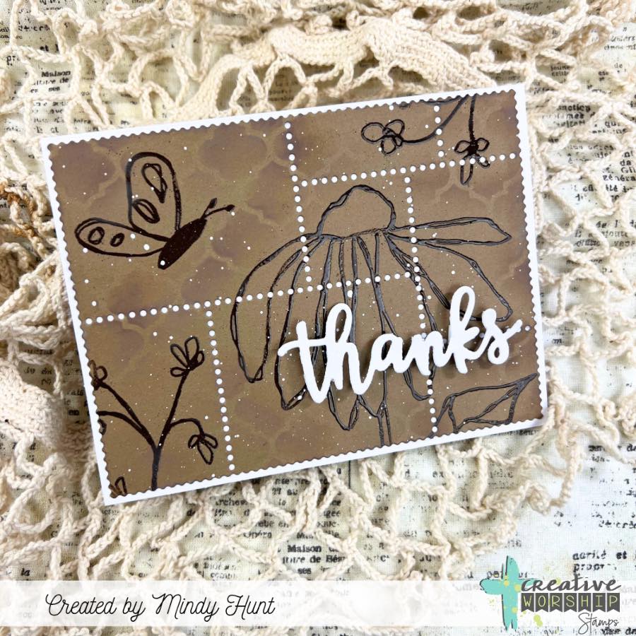 Postage Stamp Cover Plate Die Set