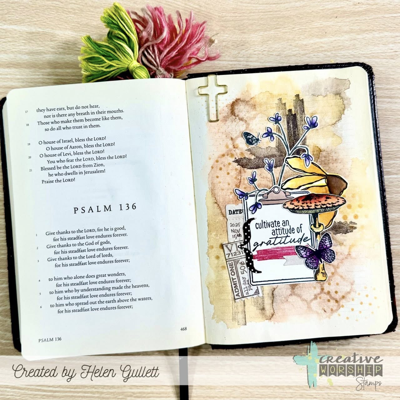 Vintage Nature Elements Clear Stamp Set