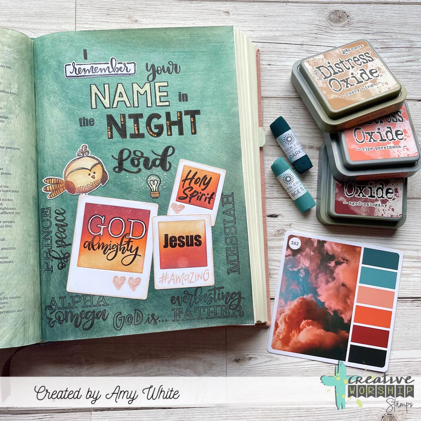 Bold & Outline Caps Alpha Clear Stamp Set