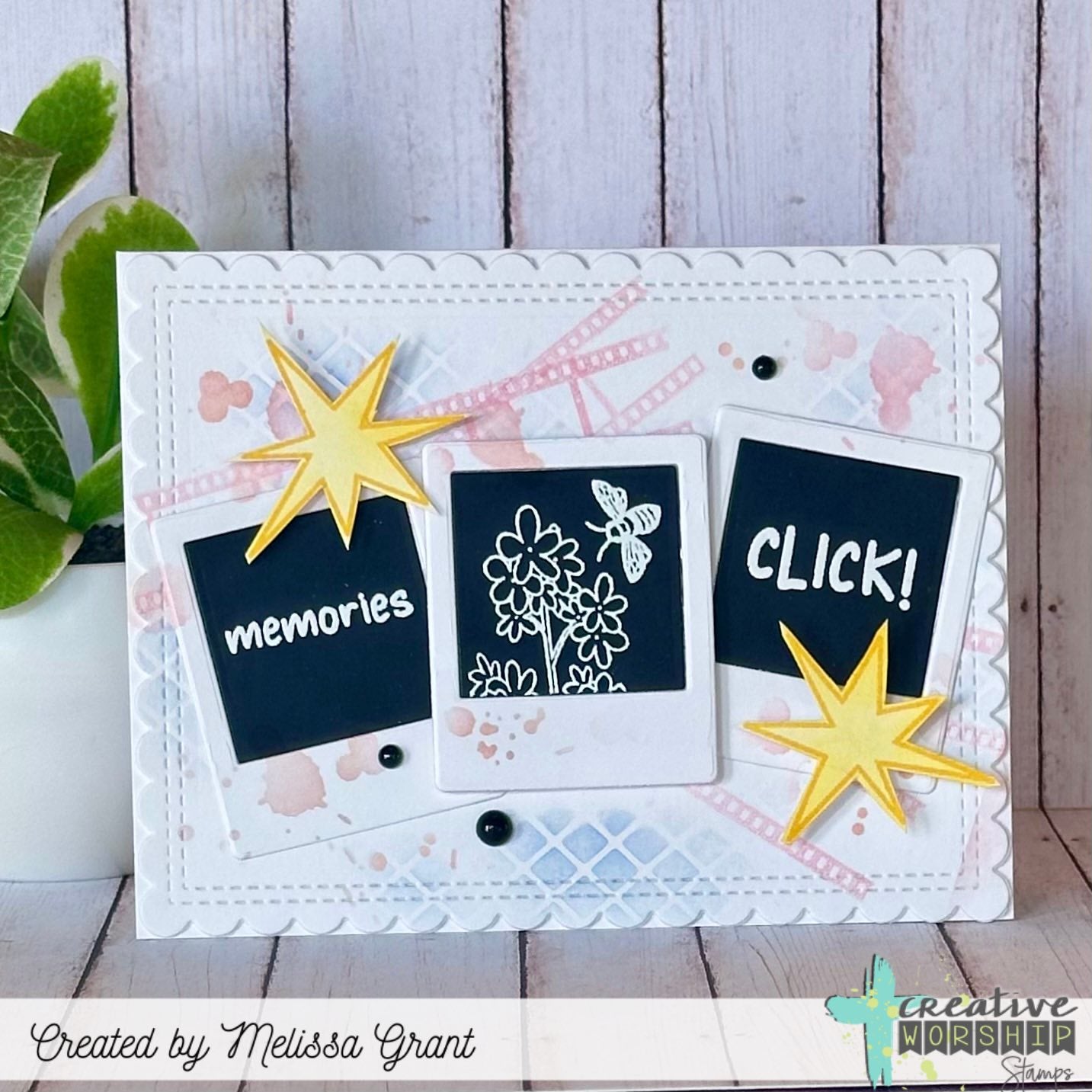 Paint Splatters Stencil