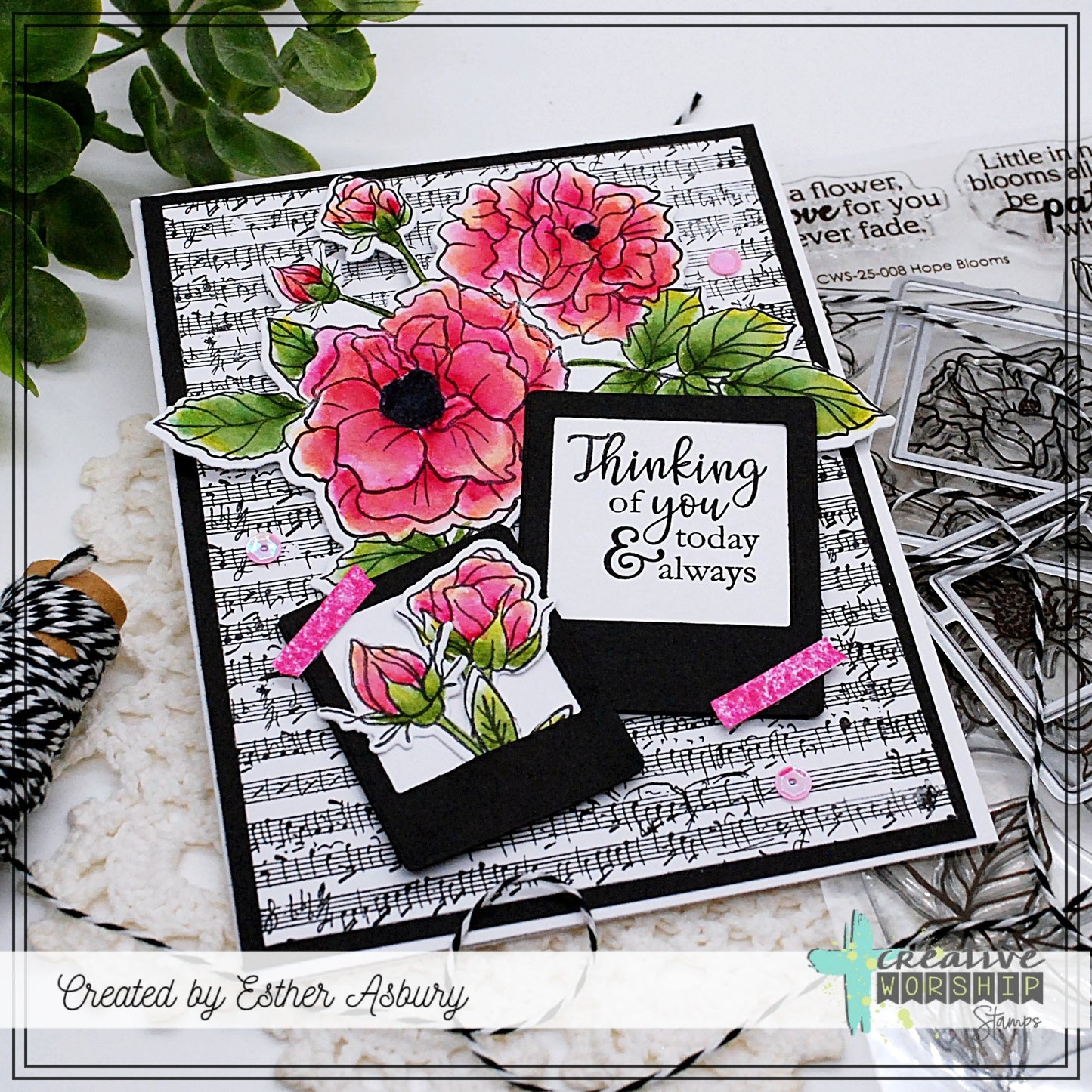 Hope Blooms Clear Stamp Set