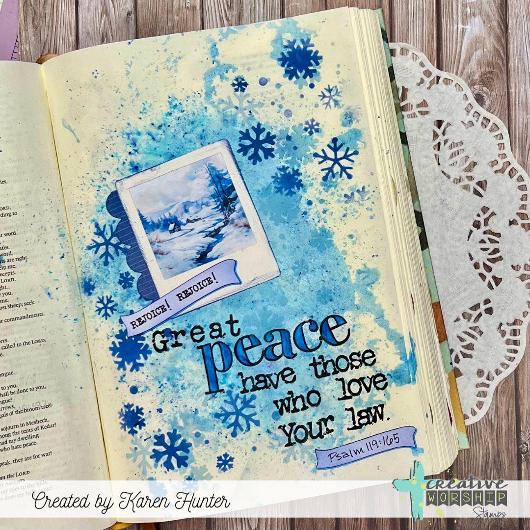 Christmas Wordfetti Clear Stamp Set