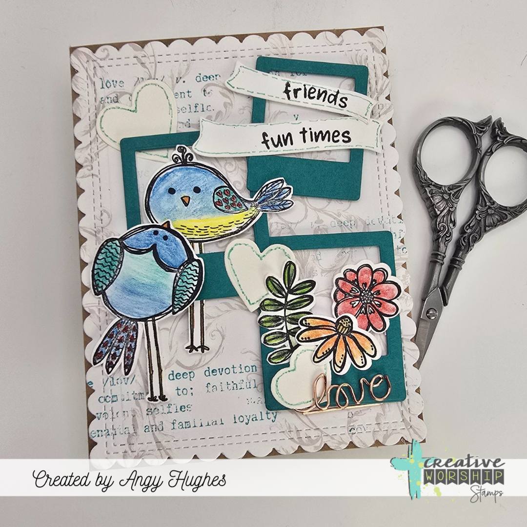 Cheery Birds & Buds Die Set