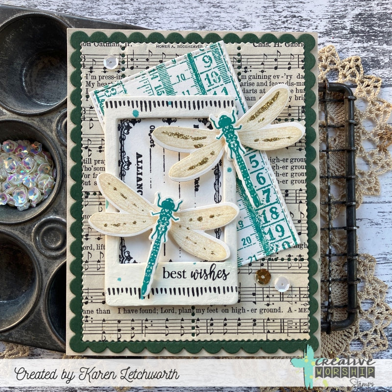 Vintage Elements Clear Stamp Set