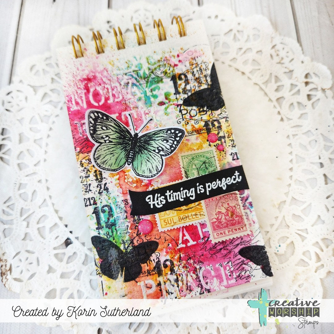 Tim Holtz Idea-ology Postmarked Sticker Book - 288 Postage Stamp Stickers