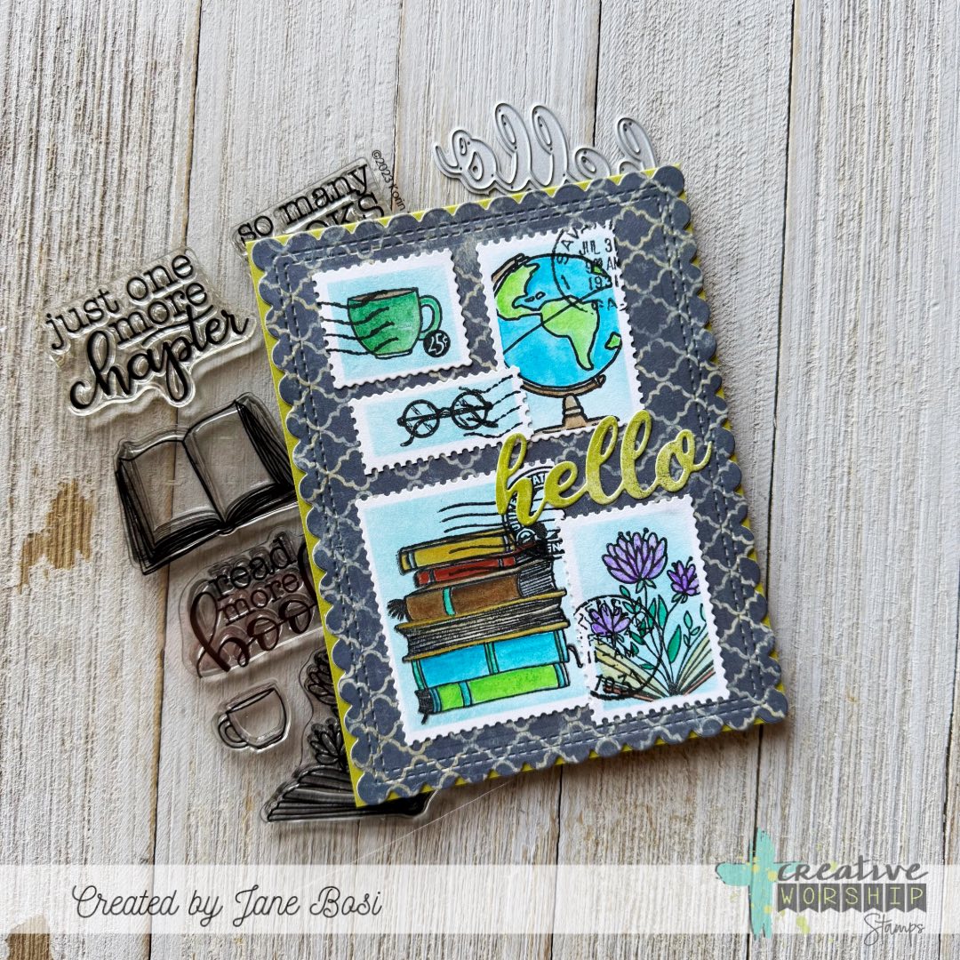 Going Postal Clear Stamp Set