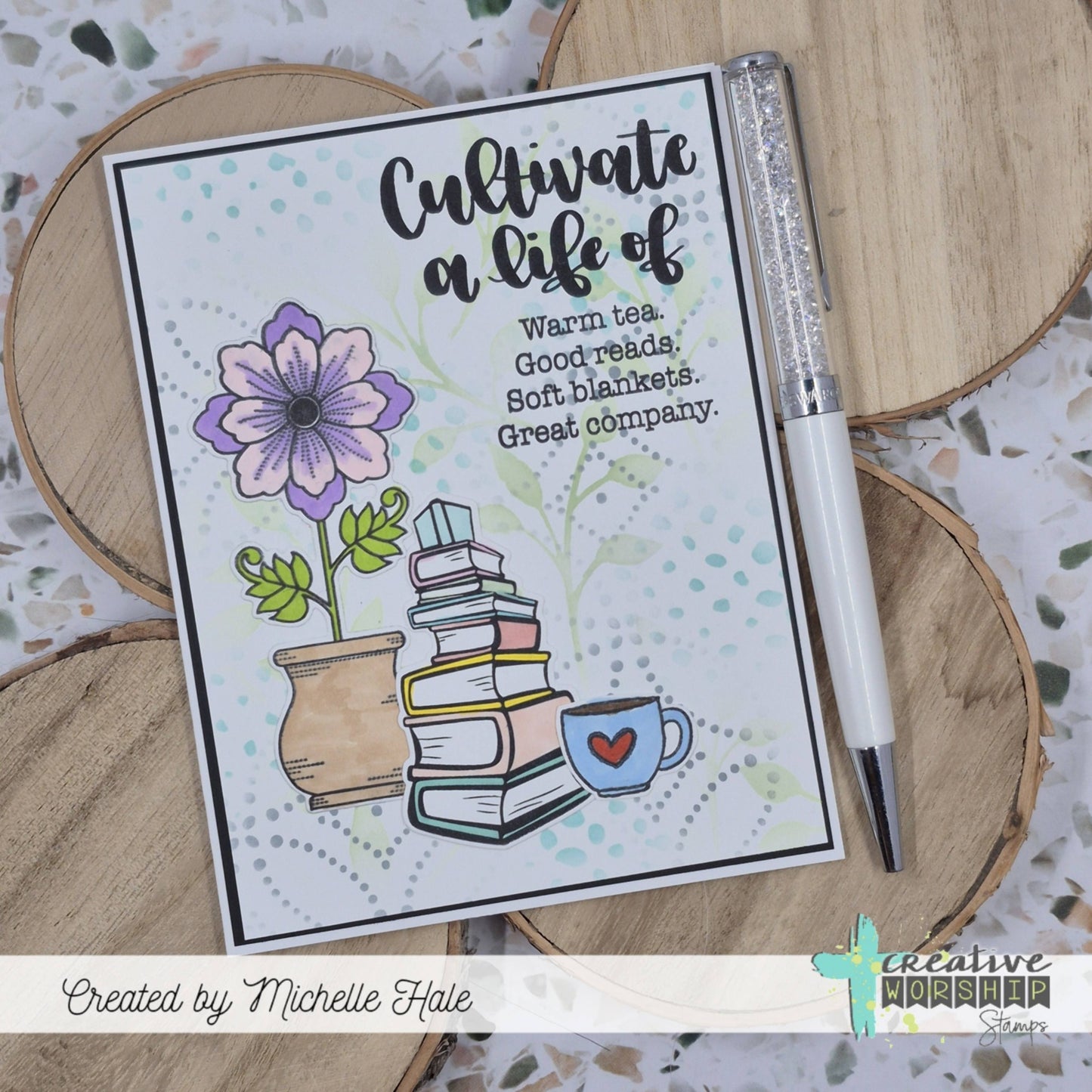 Pretty Potted Florals Clear Stamp Set