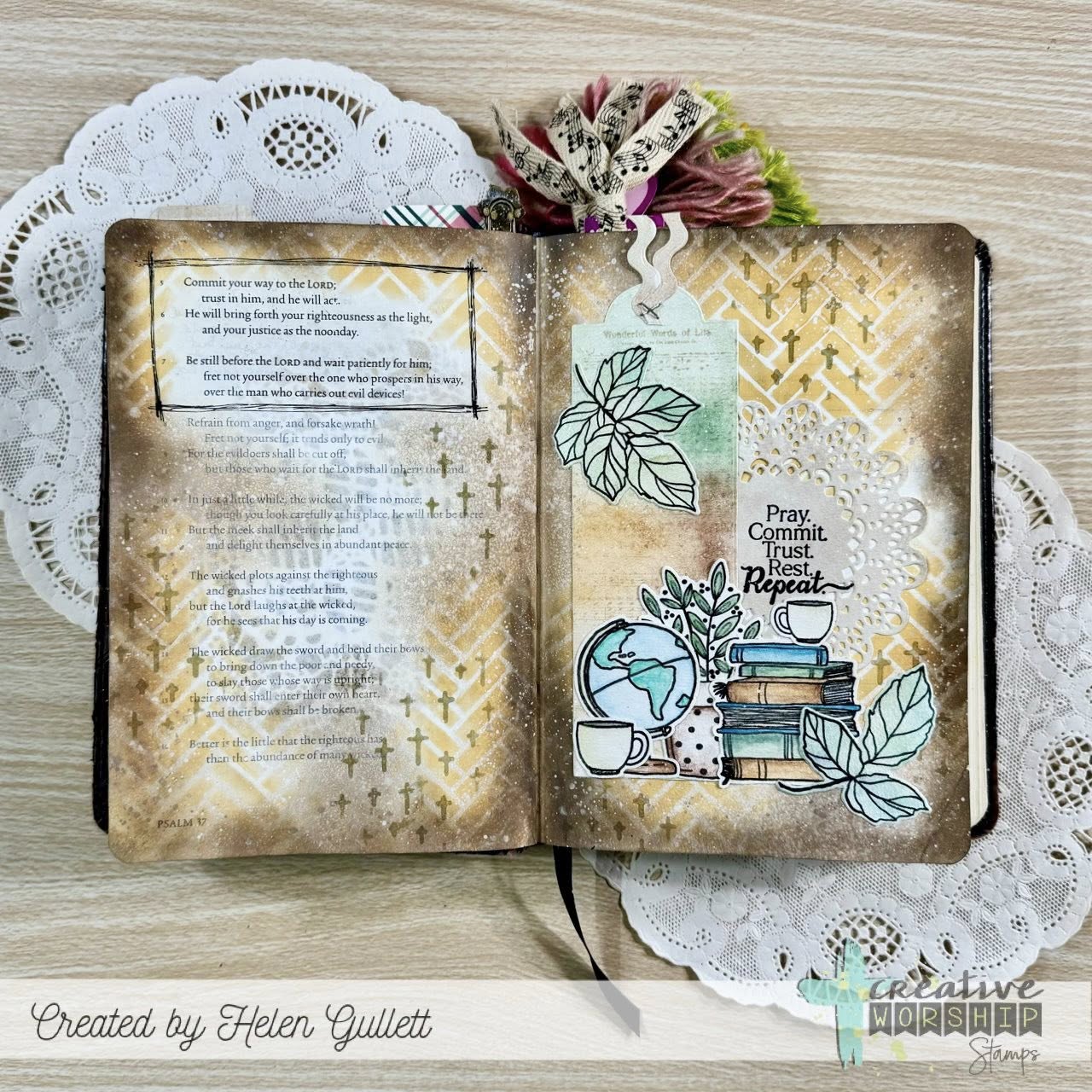 Herringbone Tile Stencil