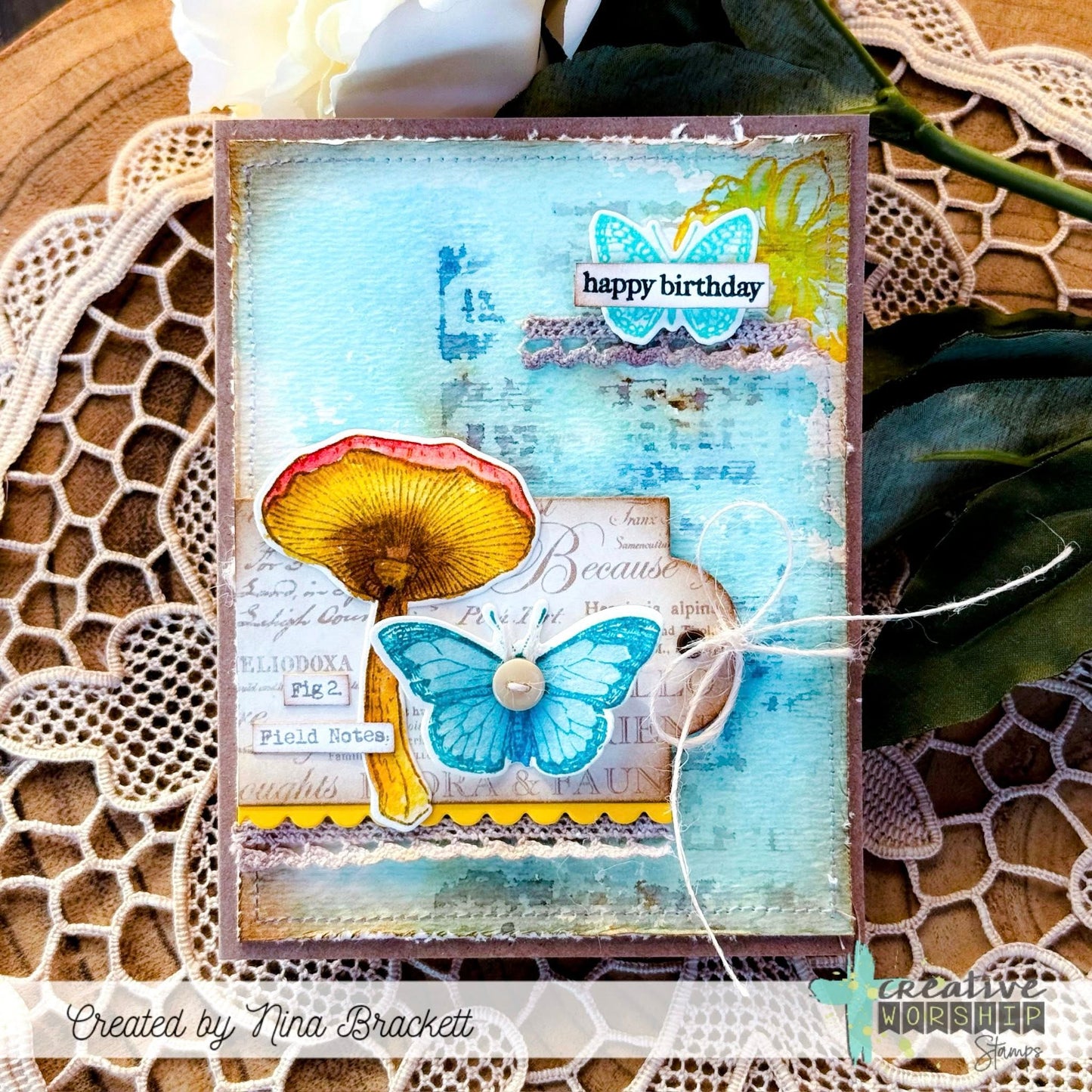 Vintage Nature Elements Clear Stamp Set