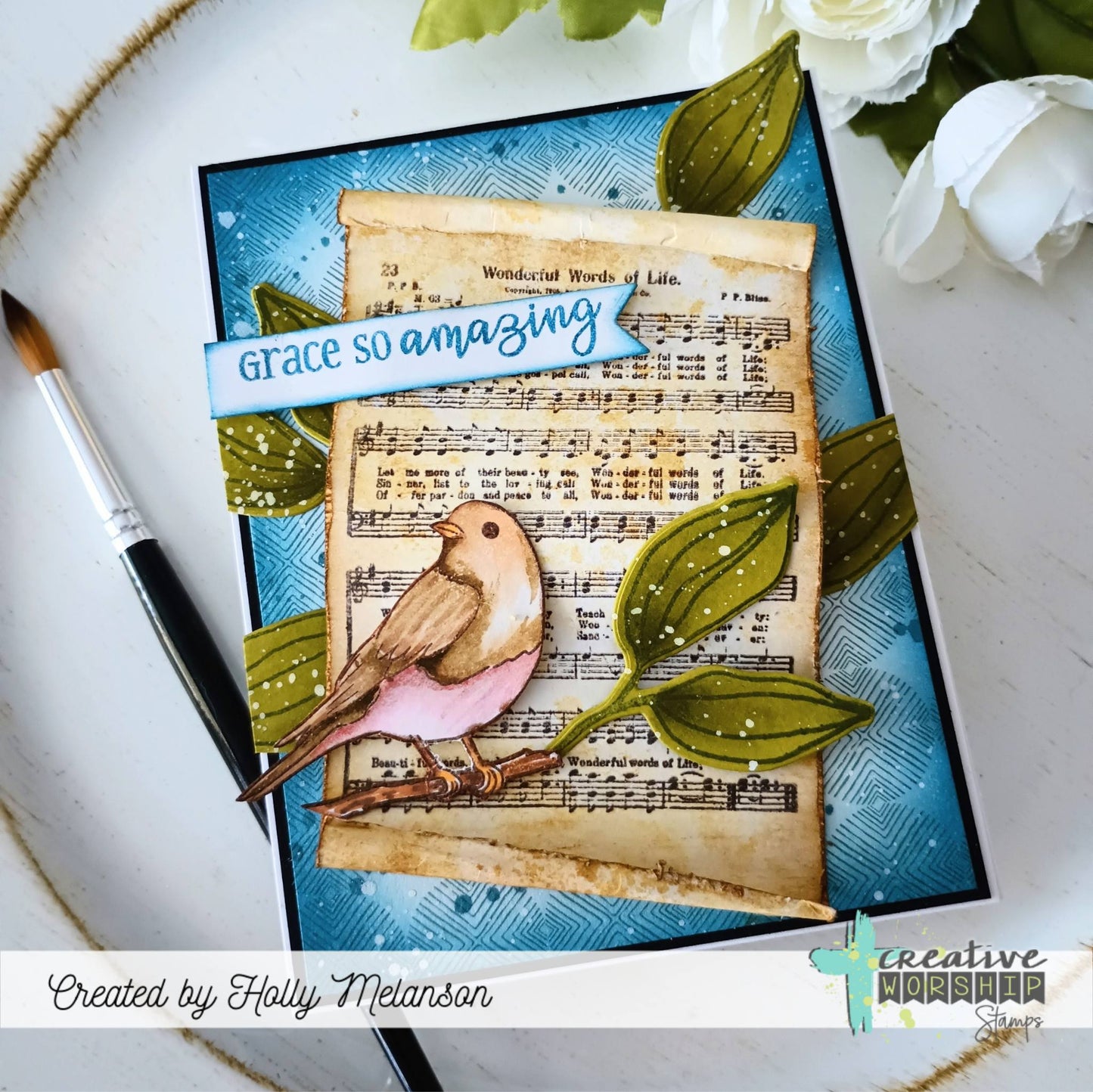 Birds & Blooms Clear Stamp Set