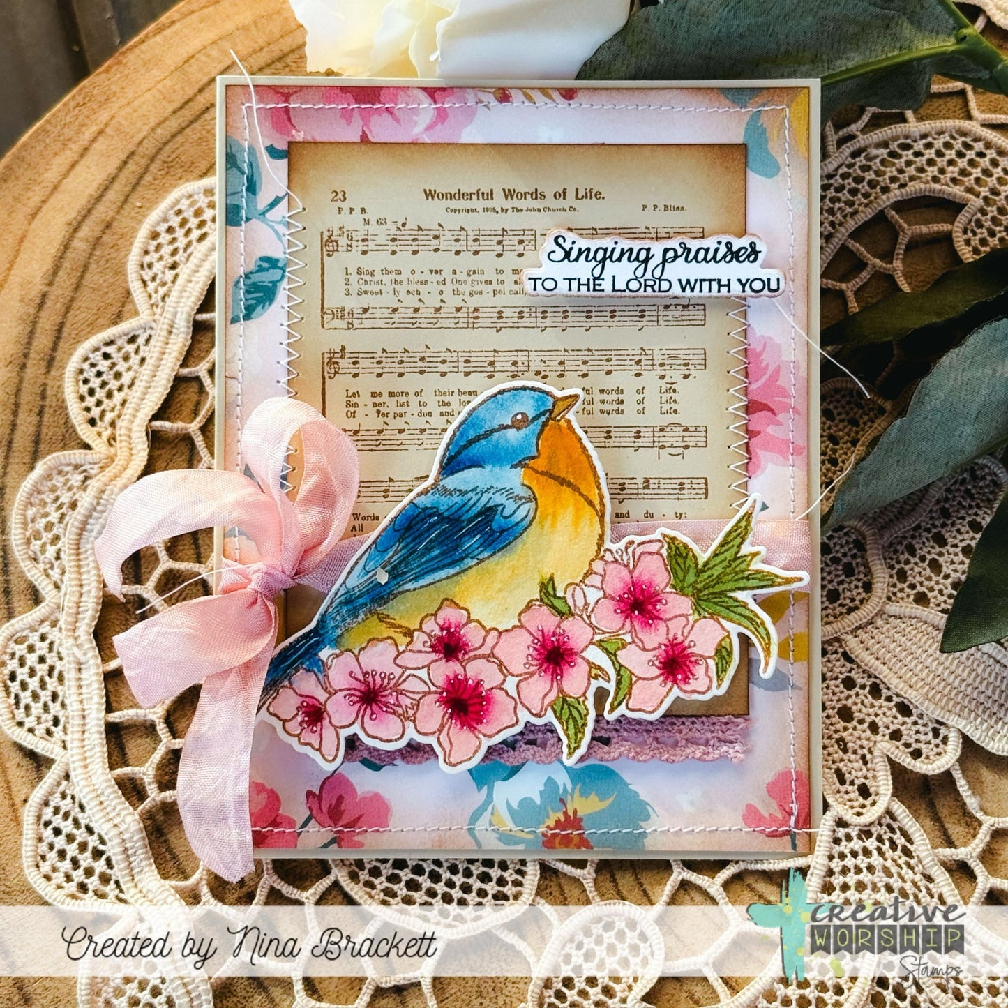Singing Praises Clear Stamp Set