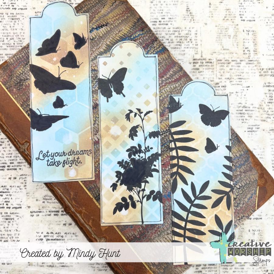 Butterflies in Flight Clear Stamp Set