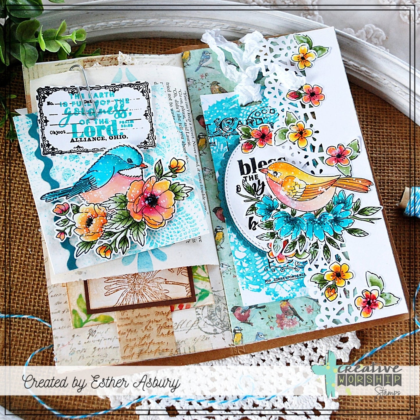 Vintage Elements Clear Stamp Set