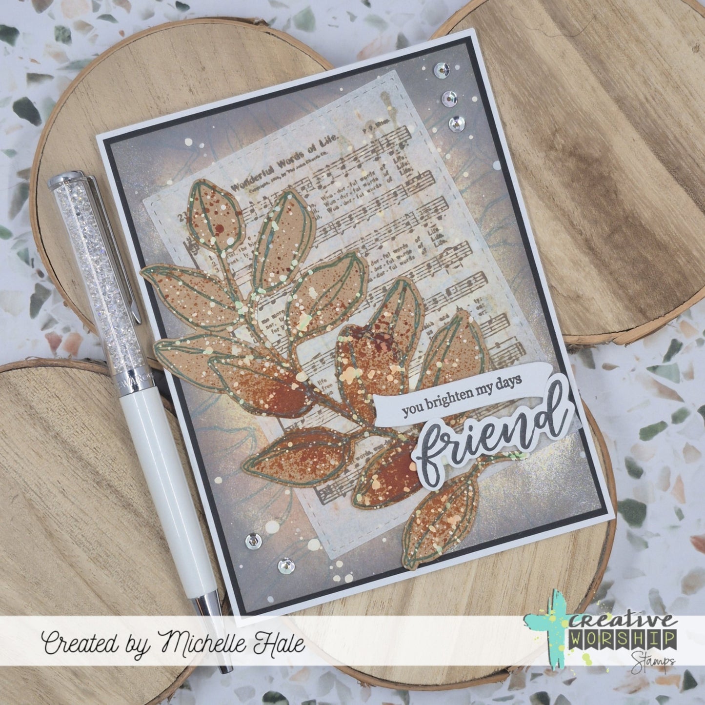 Peaceful Botanicals Clear Stamp Set