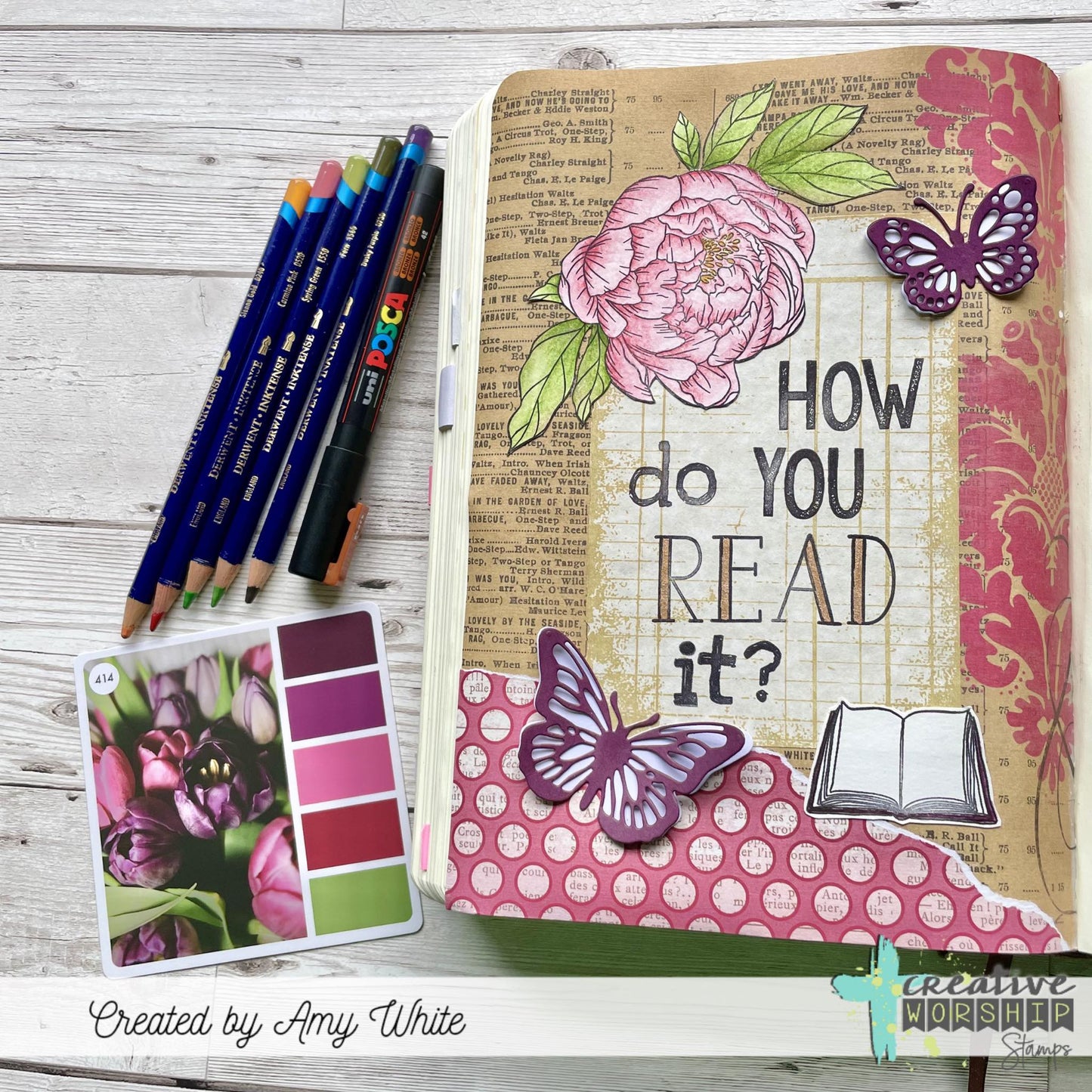 Encouraging Peonies Clear Stamp Set