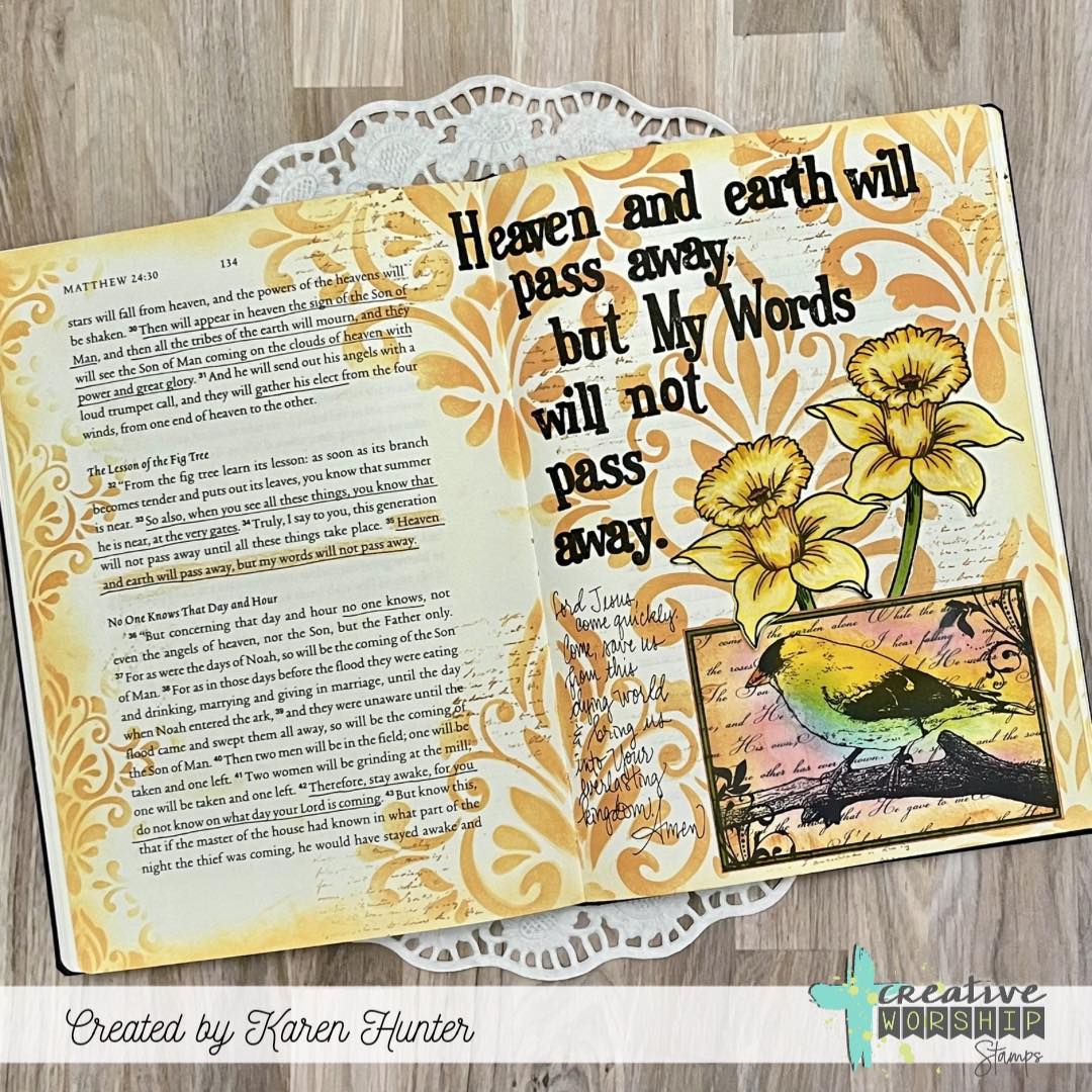 Spring Blossoms Clear Stamp Set