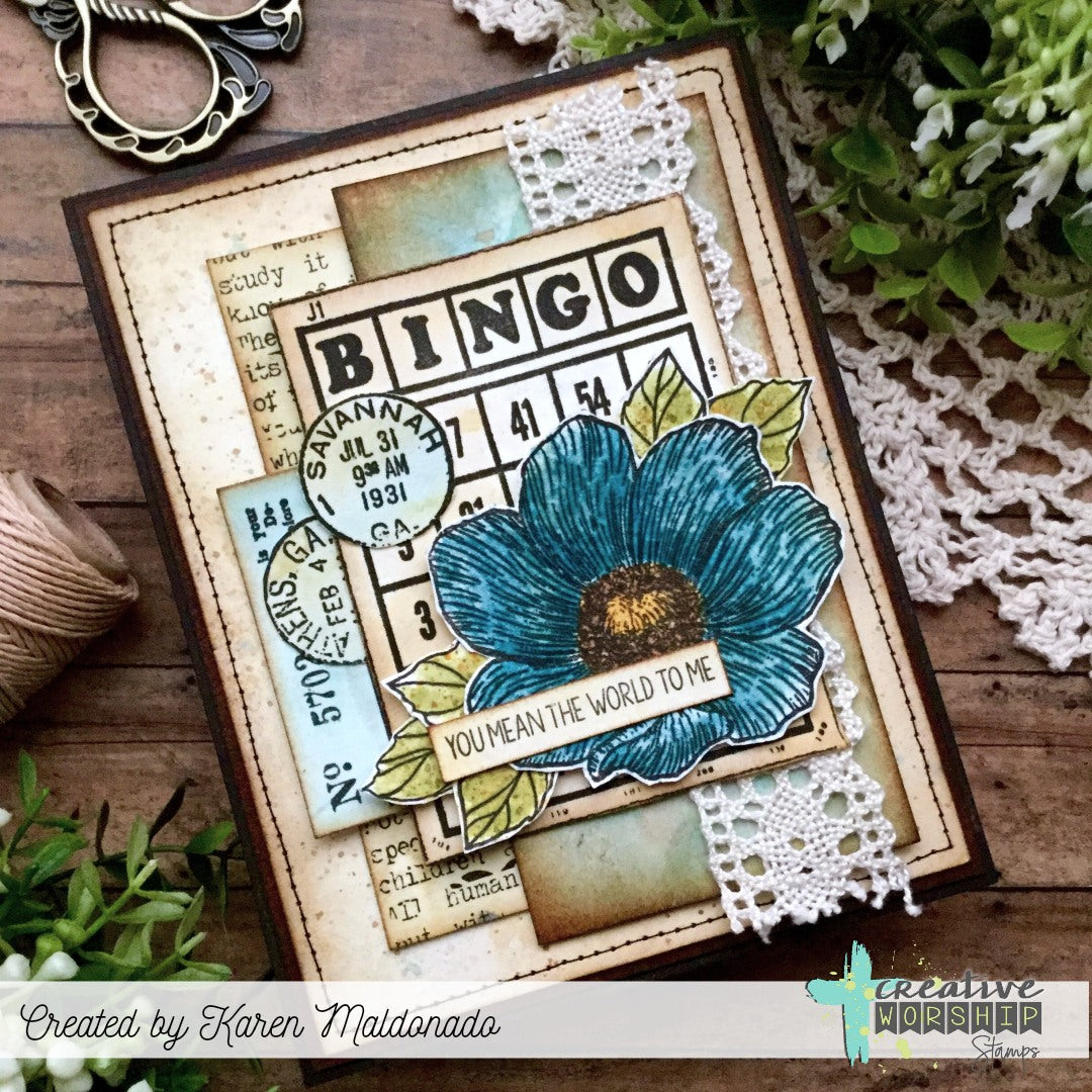 Vintage Postage Clear Stamp Set