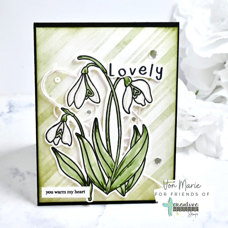 Snowdrops Clear Stamp Set