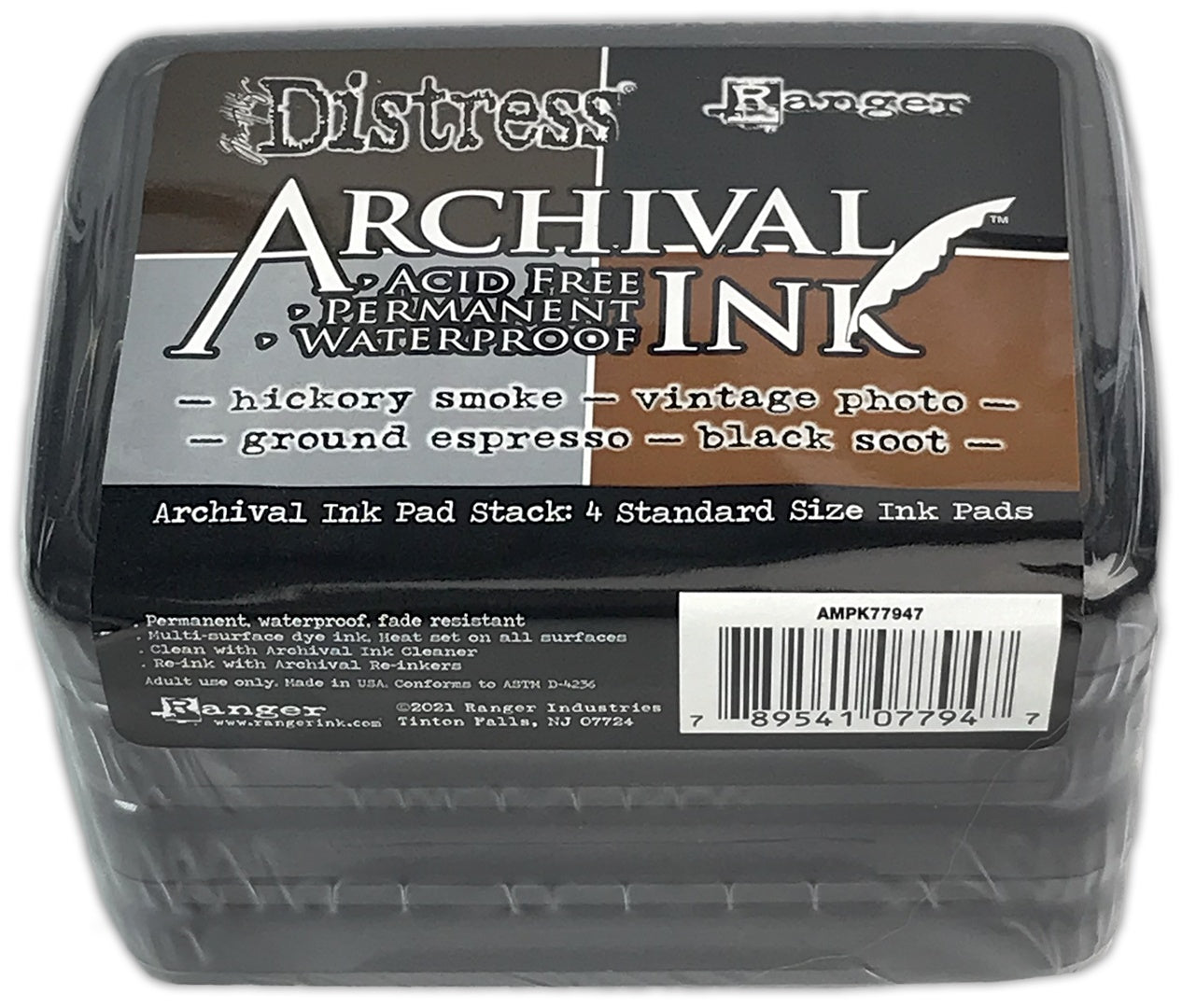 Ranger Tim Holtz Distress Archival Ink Pad Stack - Set of 4