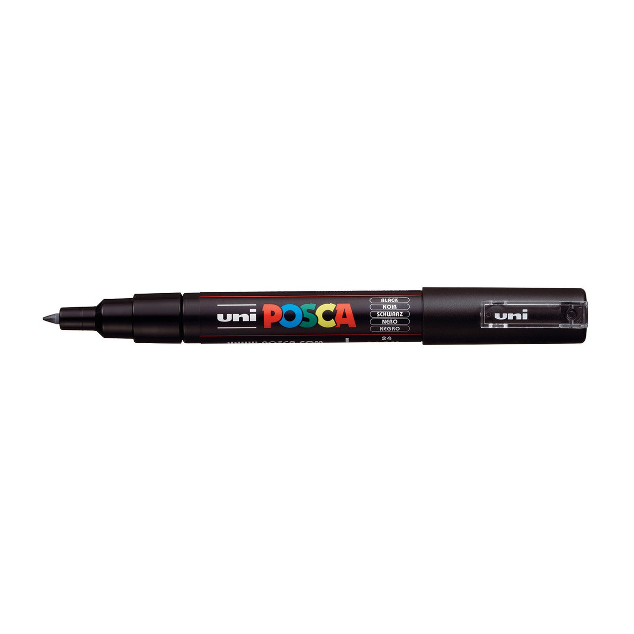 Uni Posca Paint Pen Marker Extra Fine Bullet Tip 1M: Black