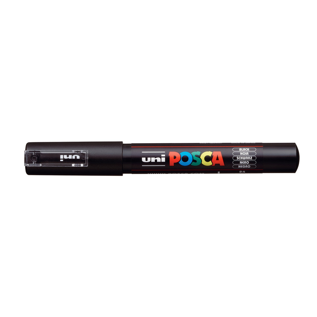 Uni Posca Paint Pen Marker Extra Fine Bullet Tip 1M: Black