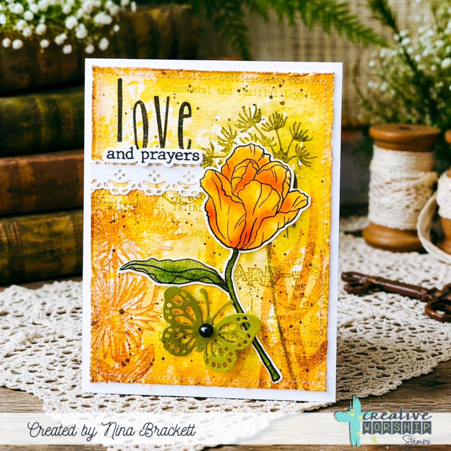 Blooming Tulips Clear Stamp Set