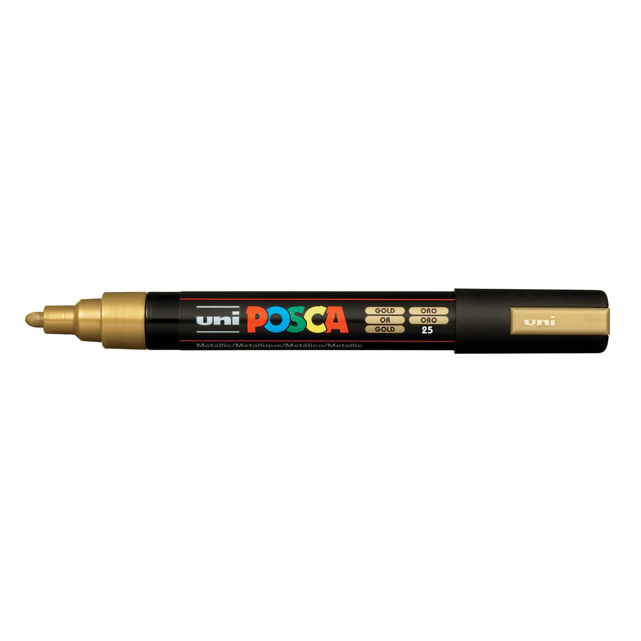 Uni Posca Paint Pen Marker Medium Bullet Tip 5M: Gold
