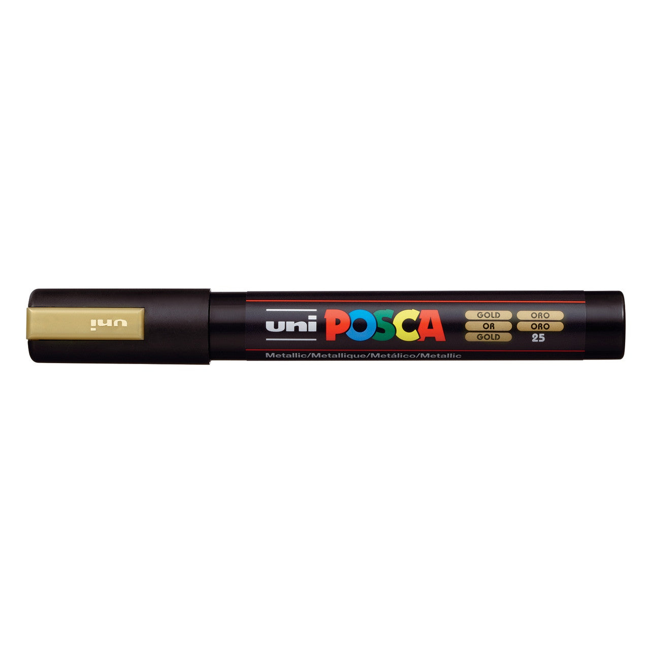 Uni Posca Paint Pen Marker Medium Bullet Tip 5M: Gold
