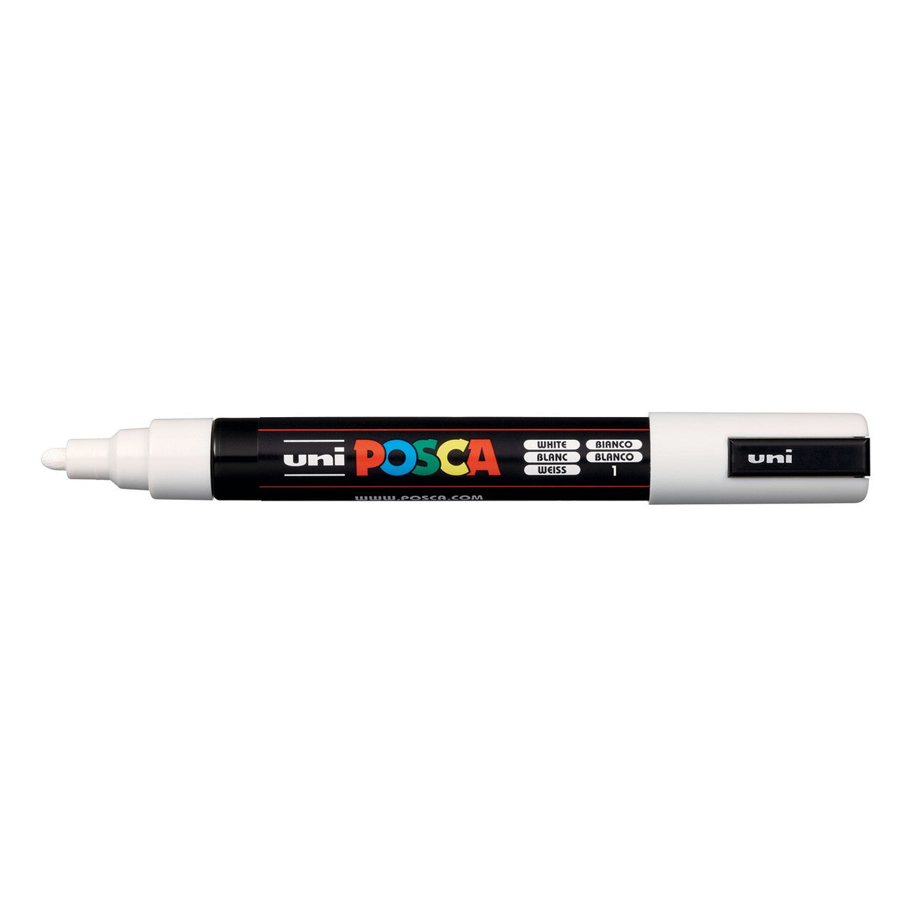 Uni Posca Paint Pen Marker Fine Bullet Tip 3M: White