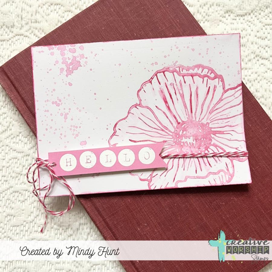 Poppy Background Clear Stamp