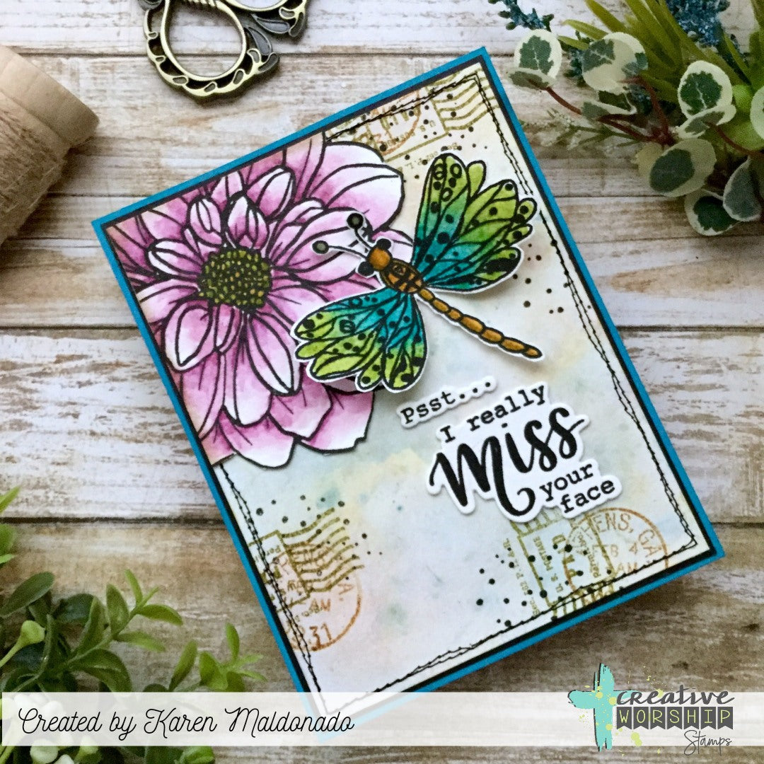 My Thoughts of You Clear Stamp Set