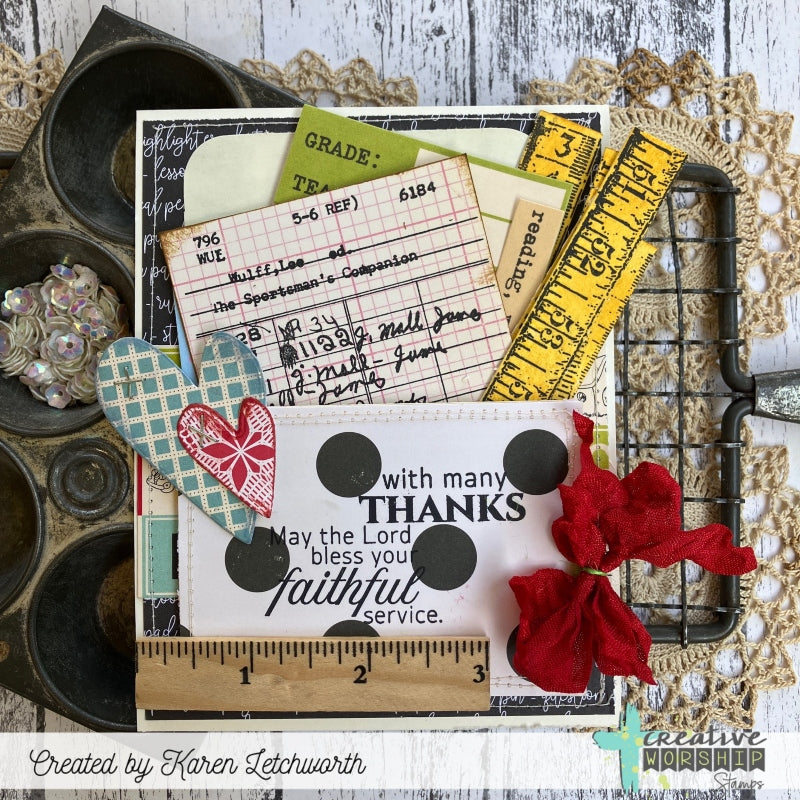 Serve the Lord Clear Stamp Set