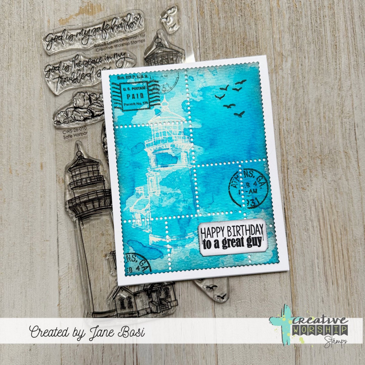 Birthday Guy Clear Stamp Set