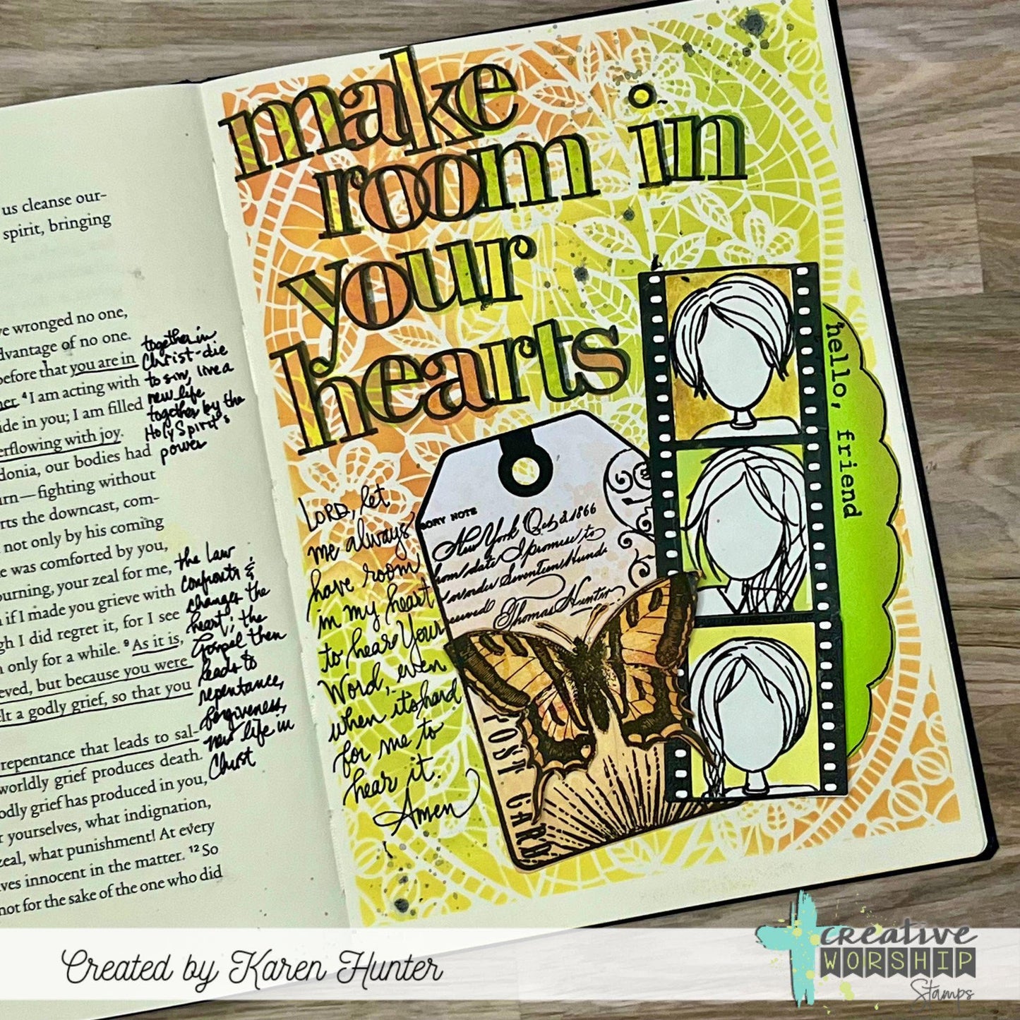 Girl Power Clear Stamp Set