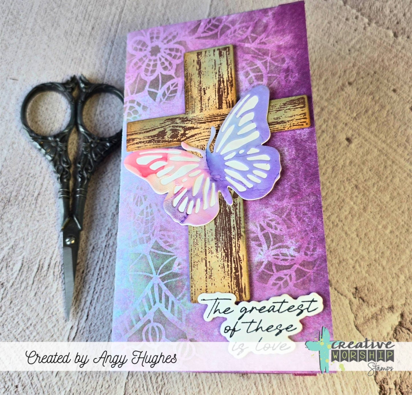 God So Loved Clear Stamp Set