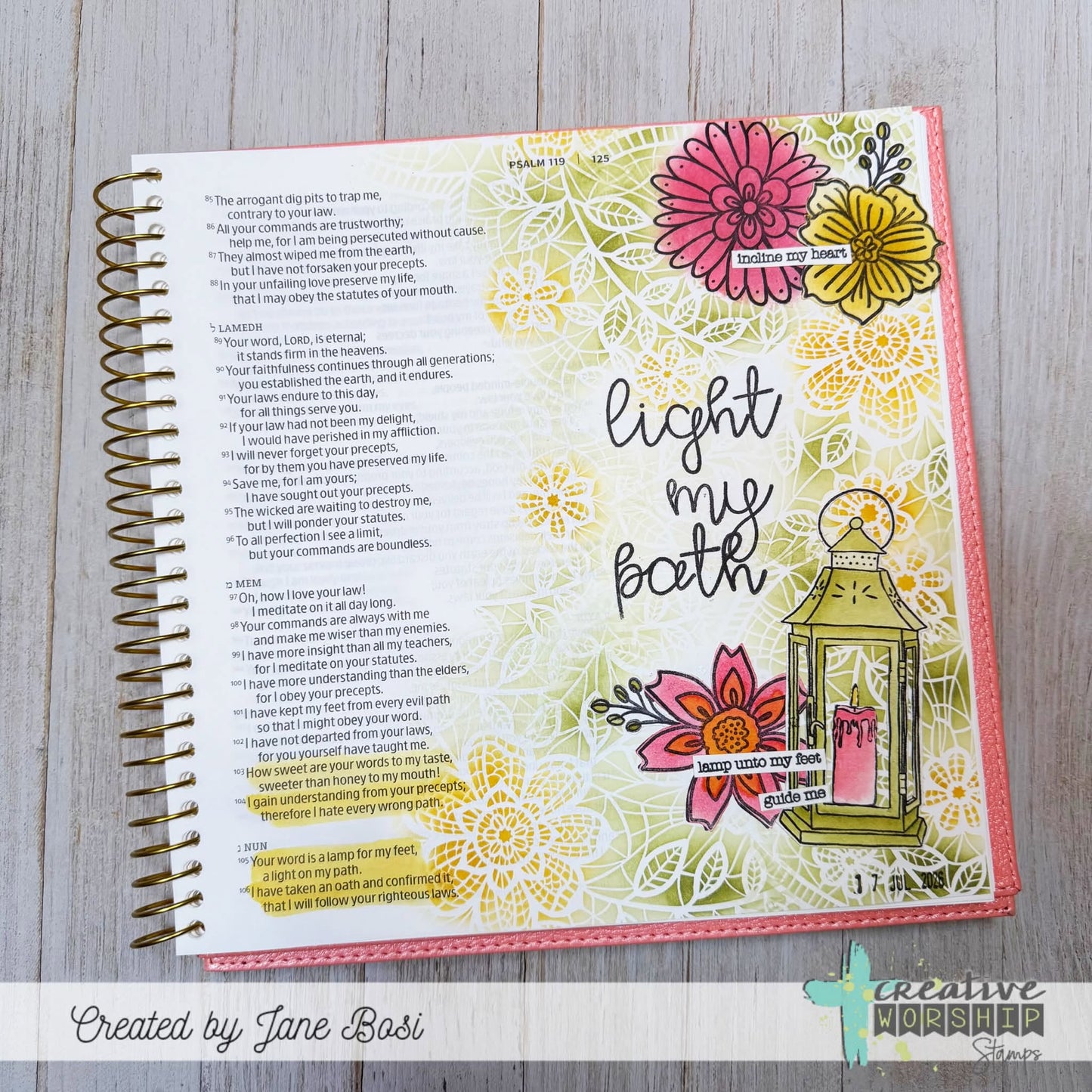 Lantern Light Clear Stamp Set